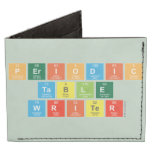 Periodic
 Table
 Writer  Wallet Tyvek® Billfold Wallet