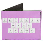 Periodic
 Table
 Writer  Wallet Tyvek® Billfold Wallet