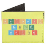 Periodic
 Table
 Writer  Wallet Tyvek® Billfold Wallet