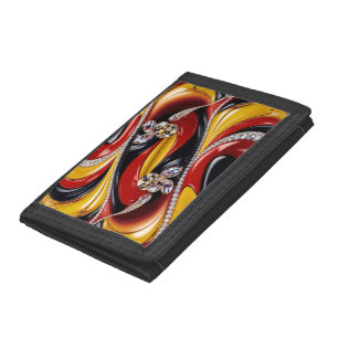 Wallet with Belgian Colors Modern Design