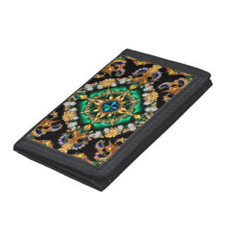 Wallet with Brazilian Colors Modern Design