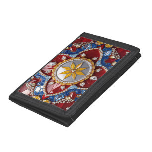 Wallet with Colombian Colors Modern Design