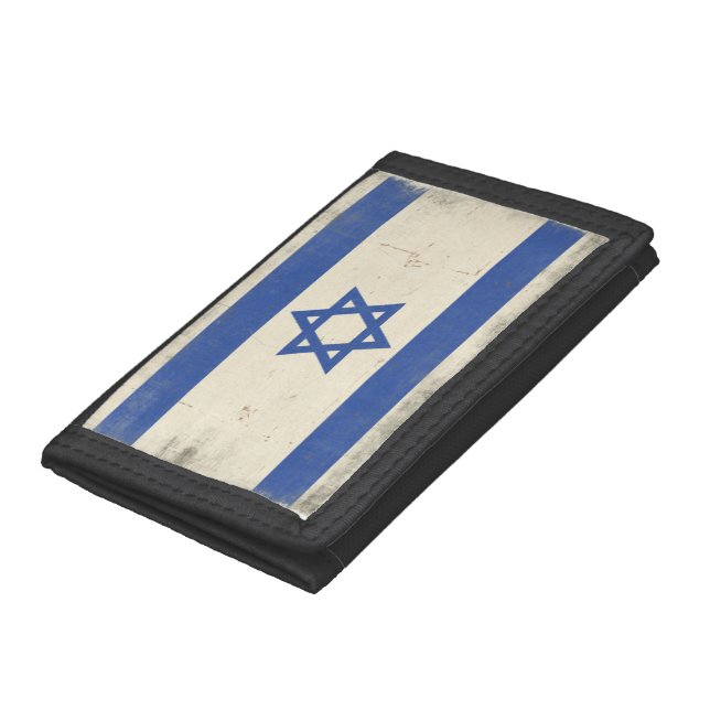 Wallet with Cool Distressed Israel Flag (Bottom)