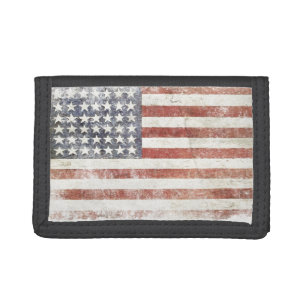 Wallet with Cool USA Flag