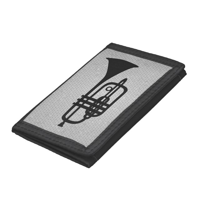 Wallet with illustration of a trumpet silhouette (Bottom)