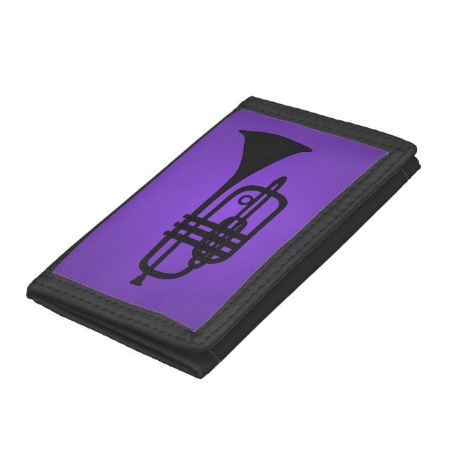 Wallet with illustration of a trumpet silhouette (Bottom)