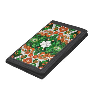 Wallet with Irish Colors Modern Design