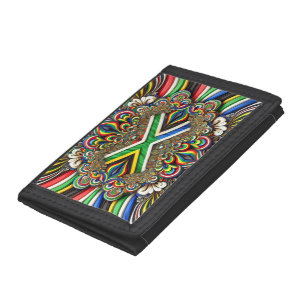 Wallet with South African Colors Modern Design