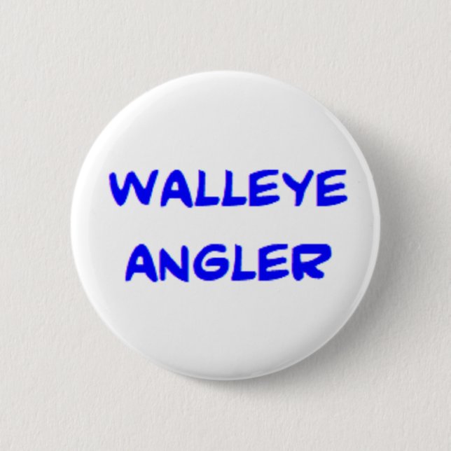 walleye angler, awesome button (Front)