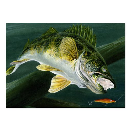 WALLEYE Business Card Template | Zazzle