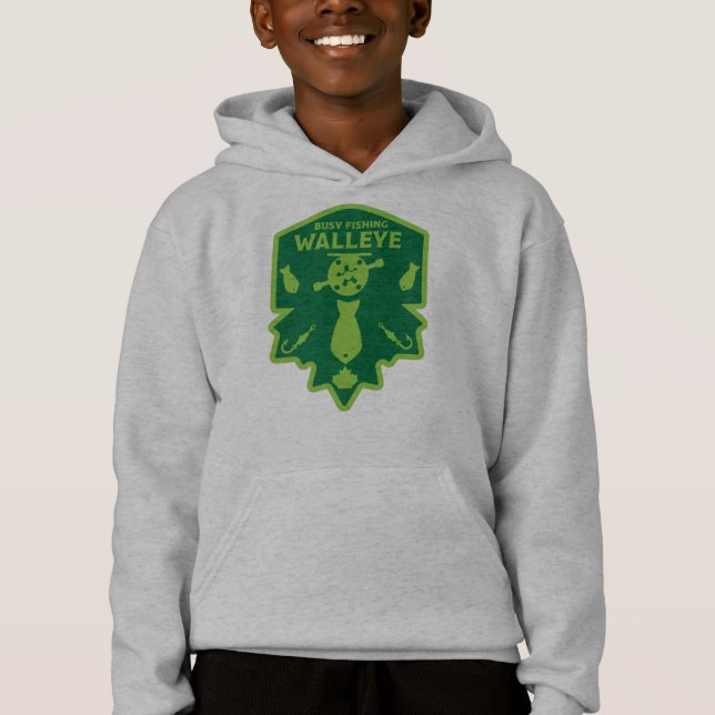 Walleye Fishing Canada Hoodie (Front)