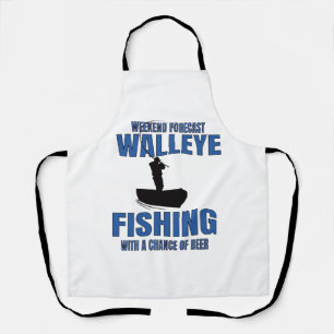WALLEYE FISHING Walleye Fishing And Beer Apron