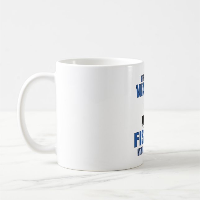 WALLEYE FISHING Walleye Fishing And Beer Coffee Mug (Left)