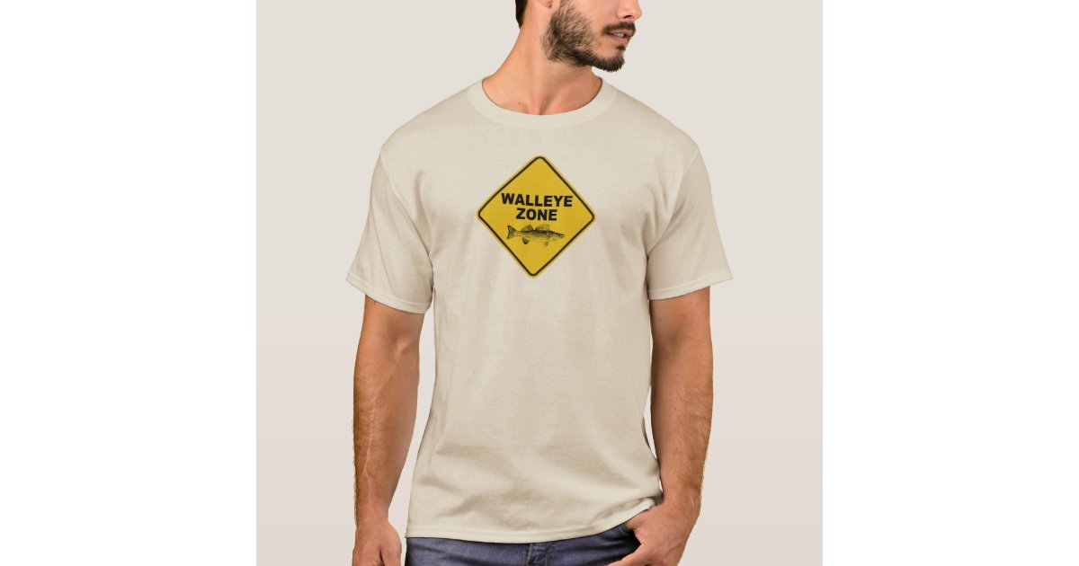 Walleye Fishing Zone T-Shirt