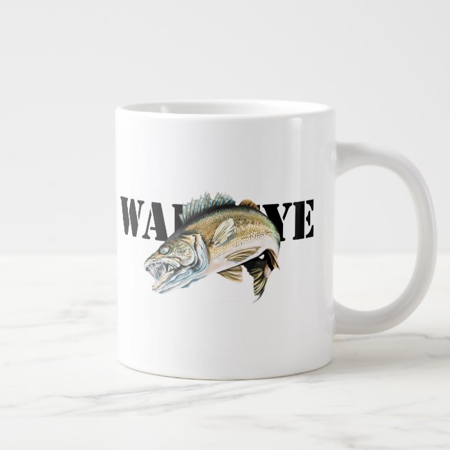 Walleye Giant Coffee Mug (Right)