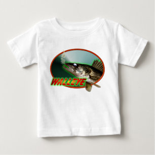 Walleye In Oval Baby T-Shirt