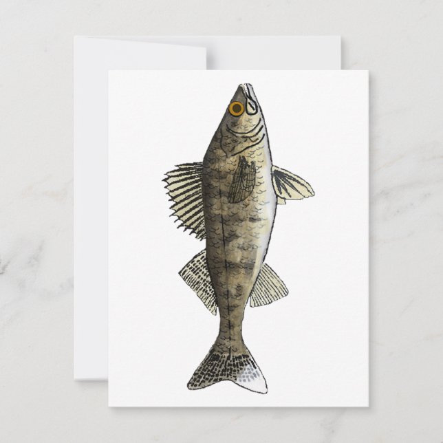 Walleye Note Card (Front)