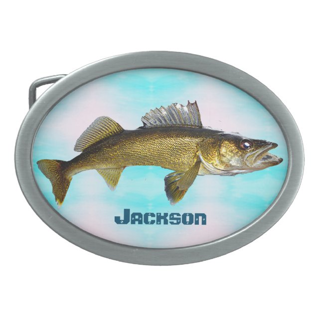  Walleye Pike Belt Buckle (Front)