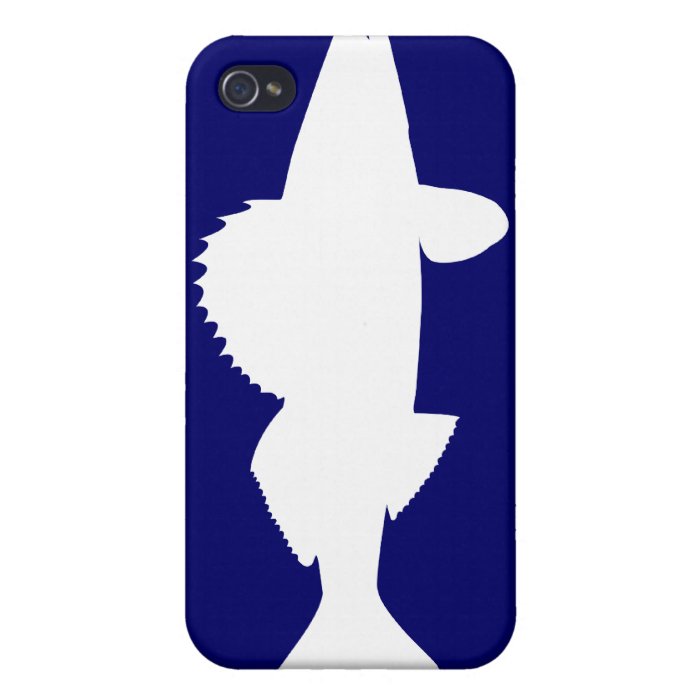 Walleye Silhouette Fishing Graphic iPhone 4 Cover