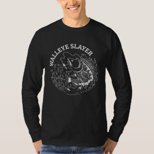Walleye Slayer Walleye Fishing T-Shirt