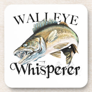 Walleye Whisperer Beverage Coaster
