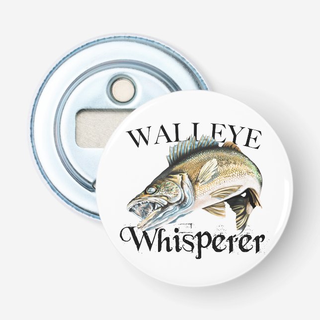 Walleye Whisperer Bottle Opener (Front)