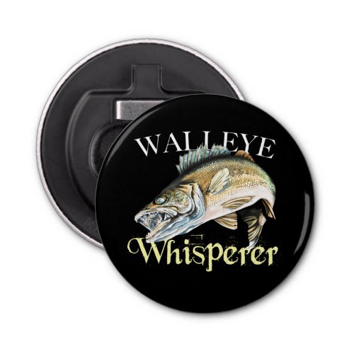 Walleye Whisperer Dark Bottle Opener