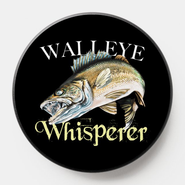 Walleye Whisperer Dark PopSocket (Popsocket)