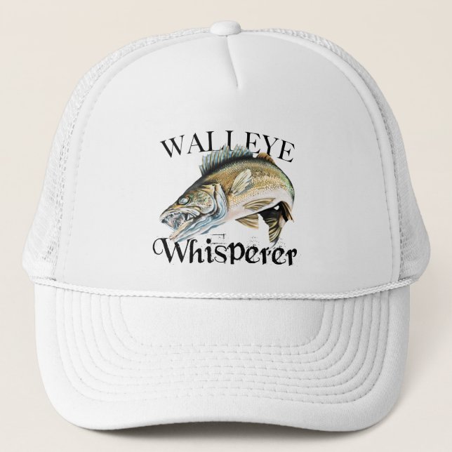 Walleye Whisperer Fishing Cap (Front)