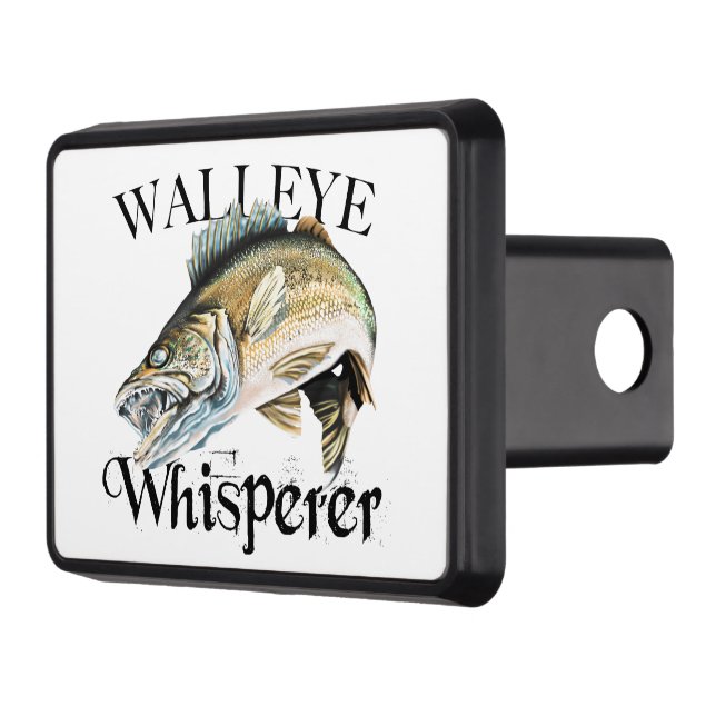 Walleye Whisperer Hitch Cover (Left)