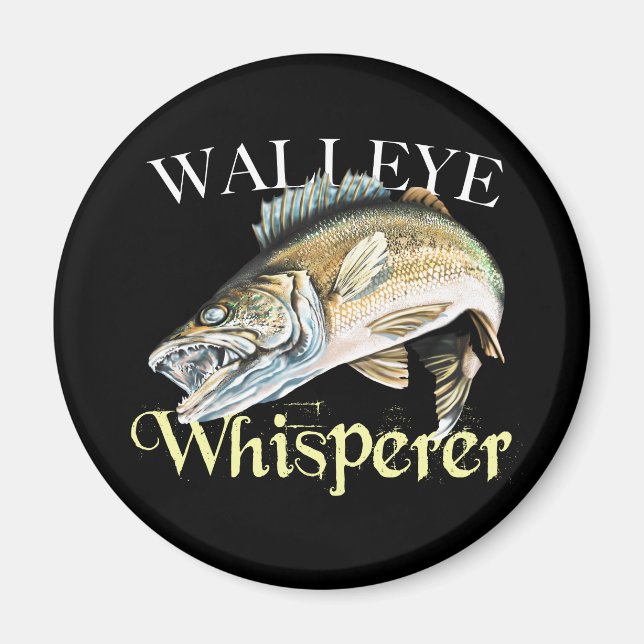 Walleye Whisperer Magnet (Front)