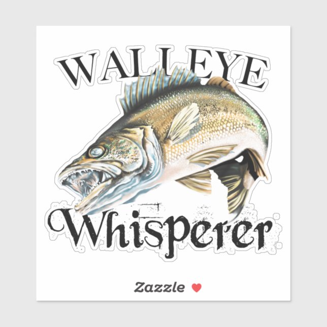 Walleye Whisperer Sticker (Sheet)