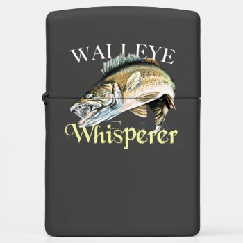 Walleye Whisperer Zippo Lighter by pjwuebker at Zazzle