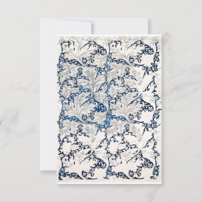 Wallflower Pattern 1890 By William Morris Save The Date (Front)