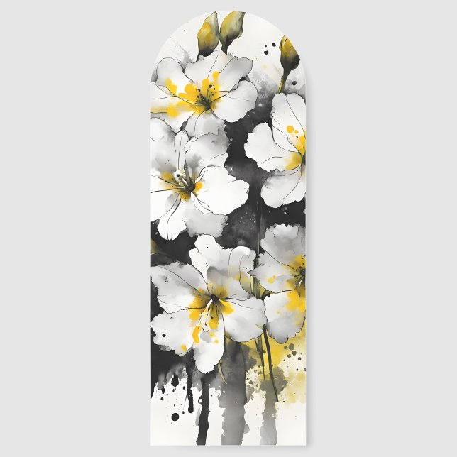 Wallflower - Watercolor flowers Bookmarks (Front)