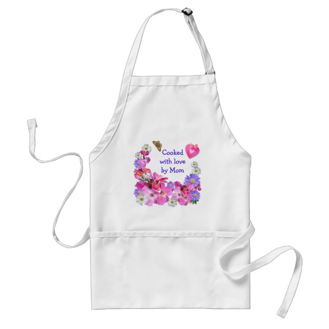 WALLFLOWERS & ANEMONES ADULT APRON (Front)