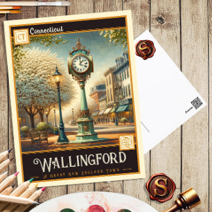 Wallingford, Connecticut   Vintage Postcard