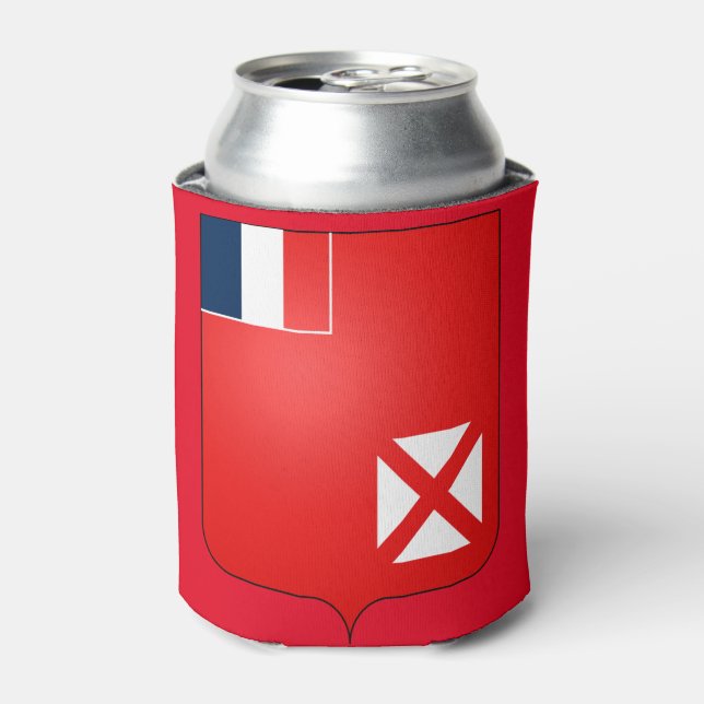 wallis and futuna emblem can cooler (Can Front)