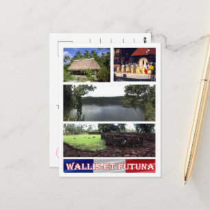 Wallis and Futuna - Mosaic - Postcard