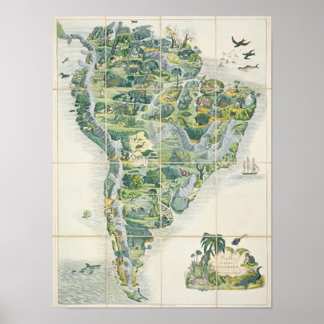 Wallis's New Game of Wanderers in the Poster (Front)