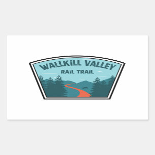 Wallkill Valley Rail Trail Rectangular Sticker