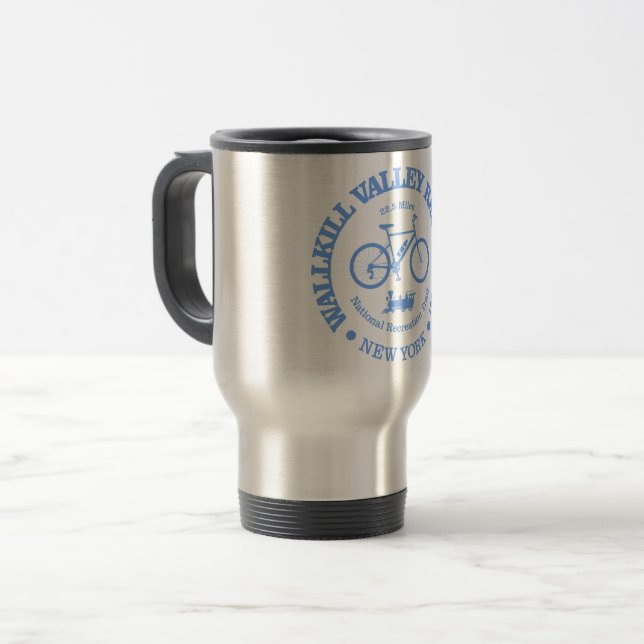 Wallkill Valley RT (cycling) Travel Mug (Front Left)