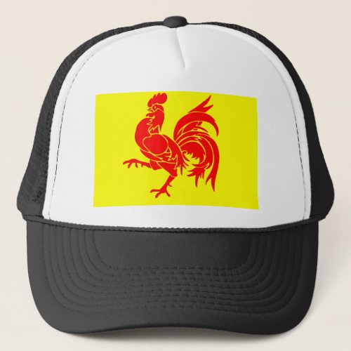 Wallon Rooster Trucker Hat