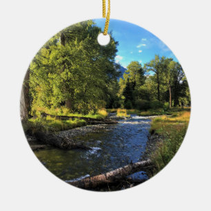 Wallowa Lake State Park, OR Ceramic Ornament