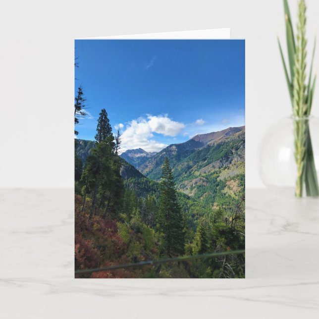 Wallowa Mountains, OR Card (Front)