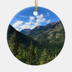 Wallowa Mountains, OR Ceramic Ornament