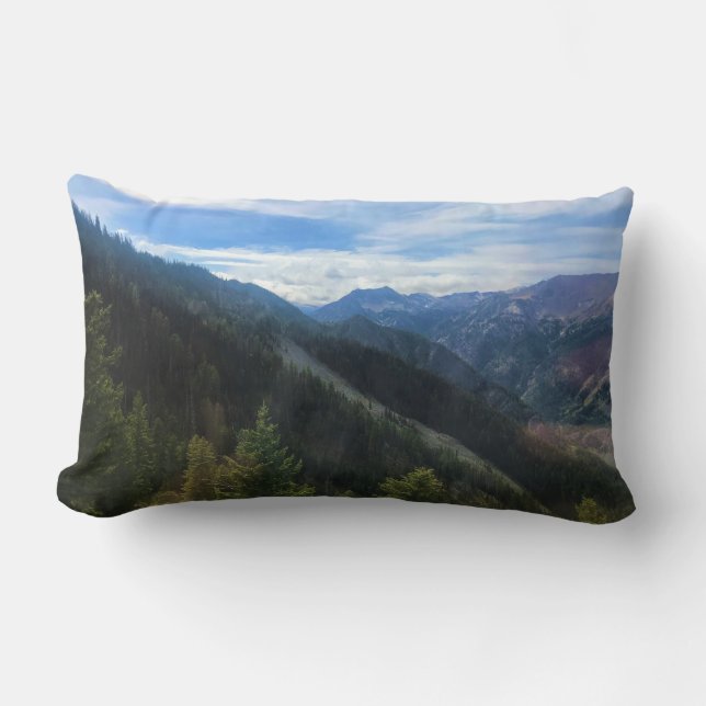Wallowa Mountains, OR Lumbar Pillow (Front)