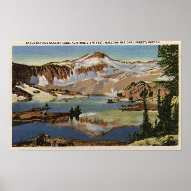 Wallowa National Forest, OR Poster (Front)