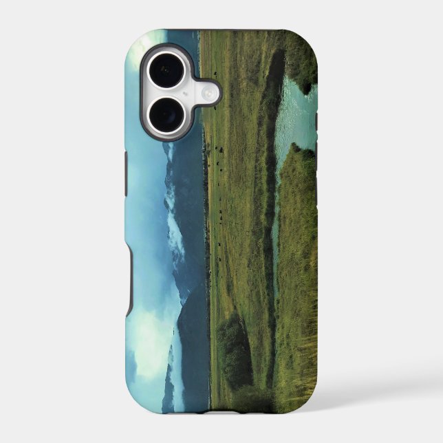 Wallowa River, OR Iphone Case (Back)