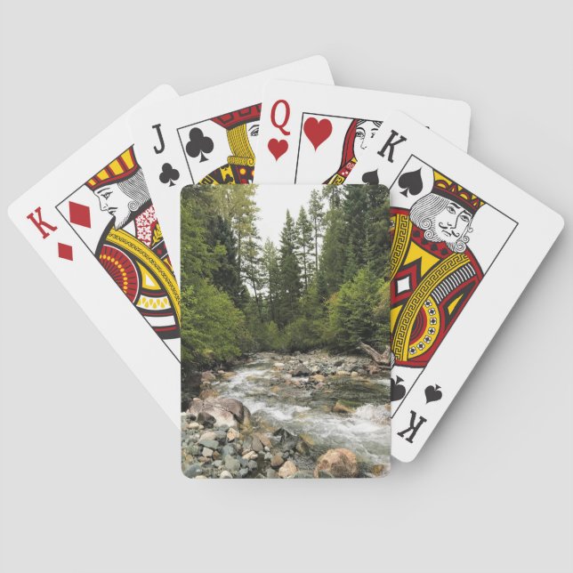 Wallowa River, OR Poker Cards (Back)